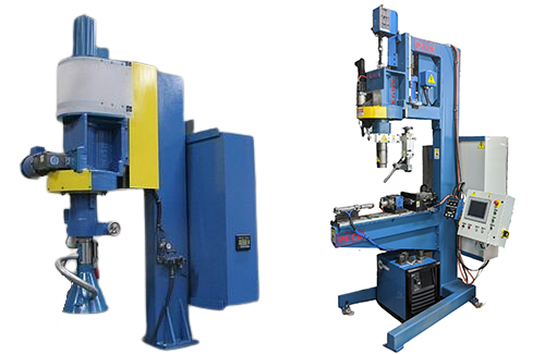 automated circular spud welder